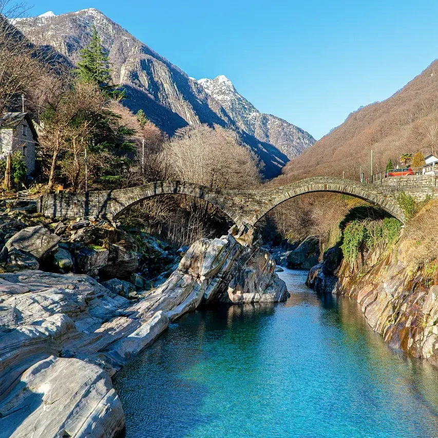 Verzasca Valley - Check Point 2 of Fondue Fury cycling challenge
