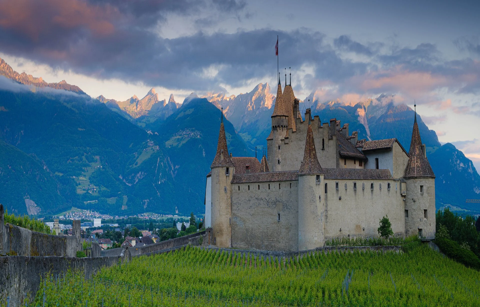 Aigle - Start Point of Fondue Fury cycling challenge